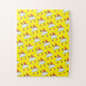 パズル類別色イエローIPhone文字クラウド ジグソーパズル (縦)