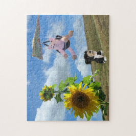 パズル飛んでいる – 豚と犬の丘 ジグソーパズル