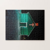 パズル飾 – ライト付き&クロス – クリスマス ジグソーパズル (横)