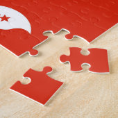 パズル香港国旗、中国 ジグソーパズル (側面)