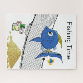 パズル魚釣り網魚砂ワーム ジグソーパズル (横)