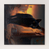 パズル黒猫 ジグソーパズル (横)