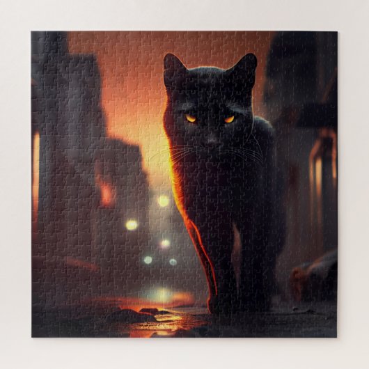 パズル黒猫 ジグソーパズル (縦)