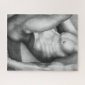 パズル16 x 20手描きアートマールヌードスケッチ ジグソーパズル (横)