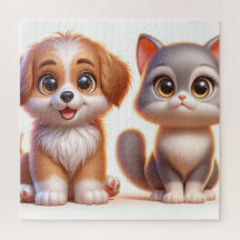 パズル3Dアニメーション20"x20"ギフトボックス付き