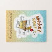 パズル-ウイスキーサワーのレシピのカクテルの芸術 ジグソーパズル (横)