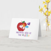 パズル カード (黄色い花)