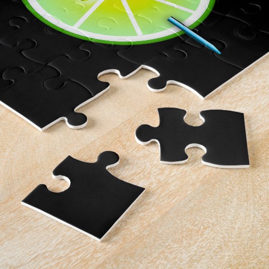 パズル – ガラス半分 (側面)