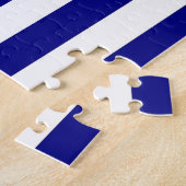 パズル（ギリシャの旗付き） ジグソーパズル (側面)