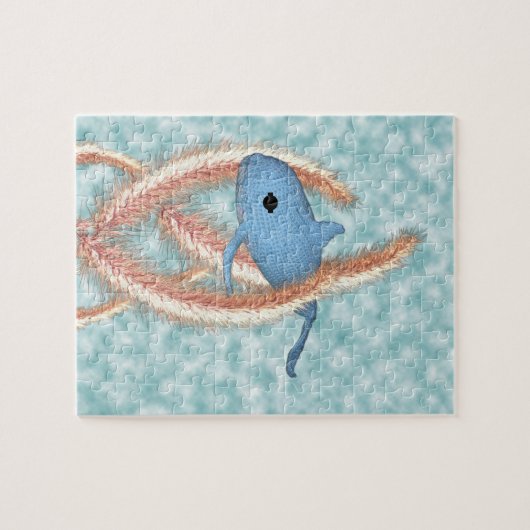 パズル – クジラが草を泳ぐ (横)