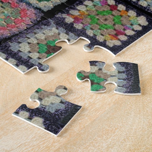 パズル – グラニースクエアアフガン (側面)