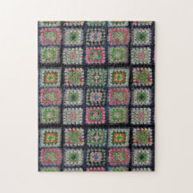 パズル – グラニースクエアアフガン