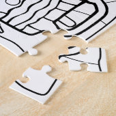 パズル-コップを着色のデザインの完全着色します ジグソーパズル (側面)