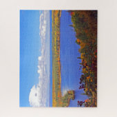 パズル/スペクタクル湖,ミシガン州の秋 ジグソーパズル (縦)