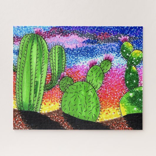 パズル – デザートサンセット (横)