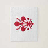 パズル(トスカーナ州フィレンツェ国旗) ジグソーパズル (縦)