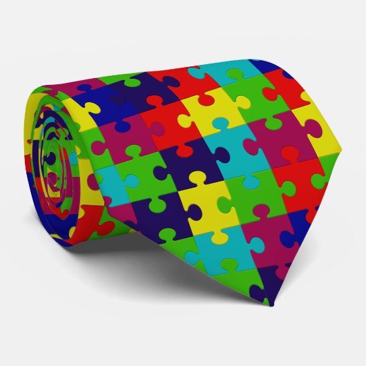 パズル ネクタイ (ロール)