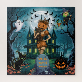 パズル:ハロウィーン ダーク アカデミア ゴシック マンション ジグソーパズル