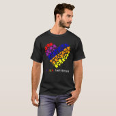 パズル ハート 愛 自閉症 認識 母 親 父 親 男の子 Tシャツ (正面フル)