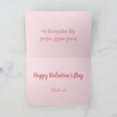 パズル バレンタインデー カード (内部)