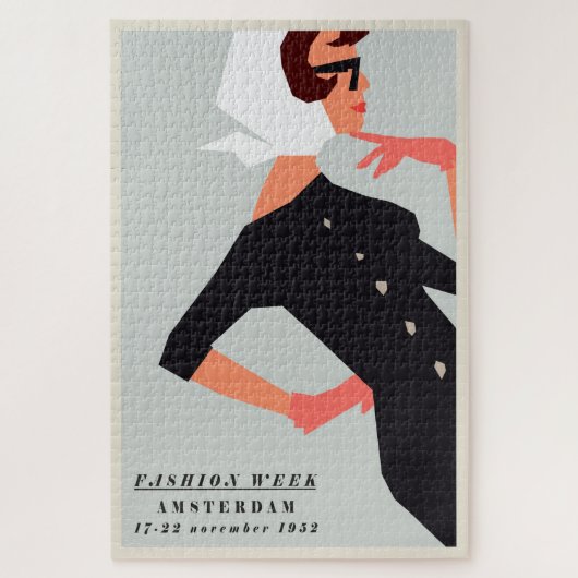 パズル-ファッションウィークアムステルダム1952 ジグソーパズル (縦)