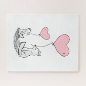 パズル フォクシー ピンク ハート ハッピー バレンタインデー (横)