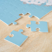 パズル：フライト中の鳩 ジグソーパズル (側面)