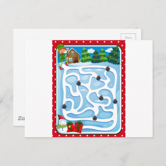 パズル ポストカード (正面/裏面)