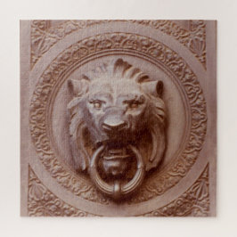 パズル – ライオンヘッドドアノッカー