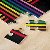 パズル – レインボーカラーリボン織り (側面)