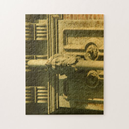 パズル – 下スパウト金具 (縦)