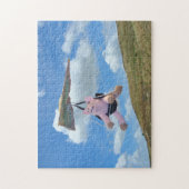 パズル – 不可能な飛んでいる豚 (縦)