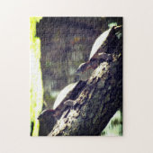 パズル – 丸太のカメ (縦)