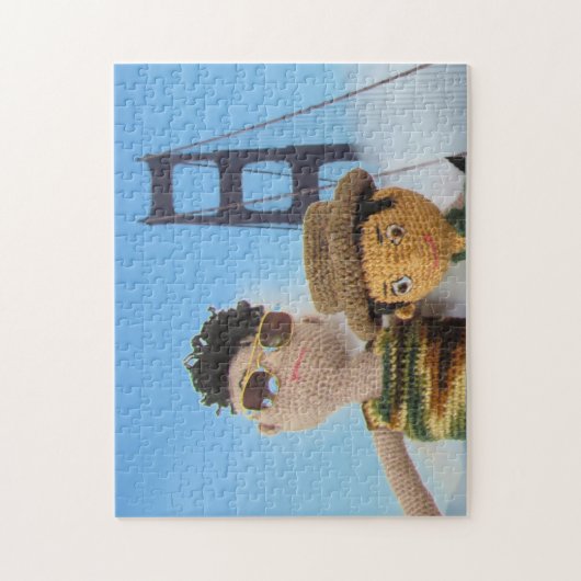 パズル – 休暇の人形 (縦)