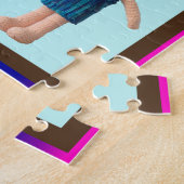 パズル – 少年と少女の人形 (側面)