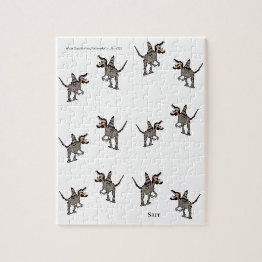 パズル：恐竜 ジグソーパズル (縦)