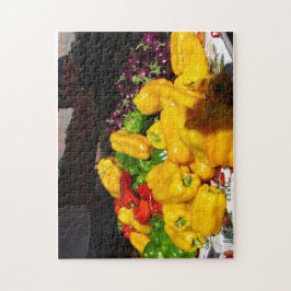 パズル – 明るい色の唐辛子