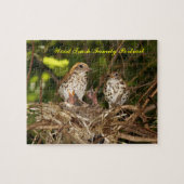 パズル、木製のTrushの家族のポートレート ジグソーパズル (横)