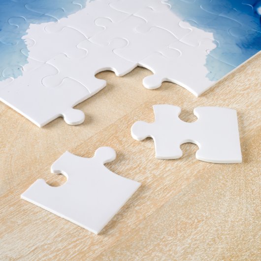 パズル – 水彩シリーズ：コイ (側面)