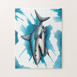 パズル – 水彩シリーズ：シャーク