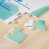 パズル – 水彩シリーズ：マス/サケ (側面)