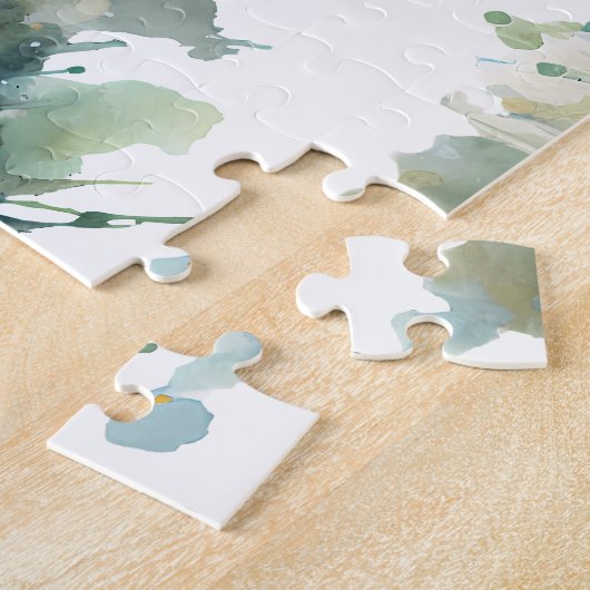 パズル – 水彩シリーズ：鯉 (側面)