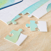 パズル – 水彩シリーズ： Angelfish (側面)