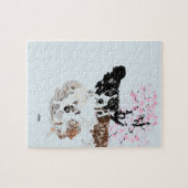 パズル：犬の世界、犬の世界 ジグソーパズル (横)