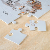 パズル：犬の世界、犬の世界 ジグソーパズル (側面)