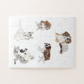 パズル：犬の愛 ジグソーパズル (横)