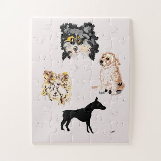 パズル : 犬の犬の世界 (縦)