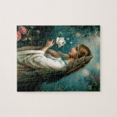 パズル: 神秘的上がりました ジグソーパズル (横)