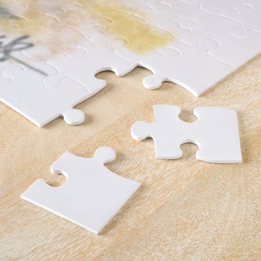 パズル- 「絵を描」 ジグソーパズル (側面)