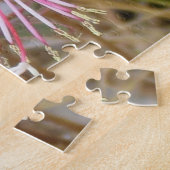 パズル – 繊細なピンクの花 (側面)